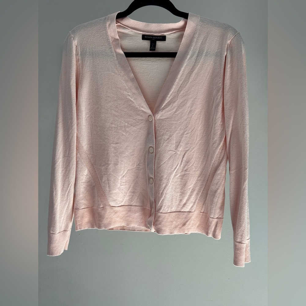 Banana Republic Light Pink Knit Top